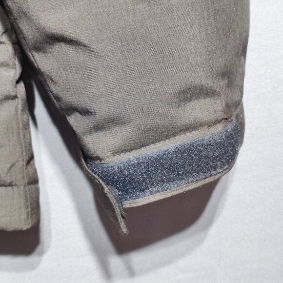 Buffalo David Bitton puffer jacket men's XL olive-brown,  with hood - Picture 14 of 15